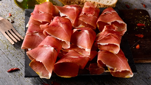 jamón fileteado